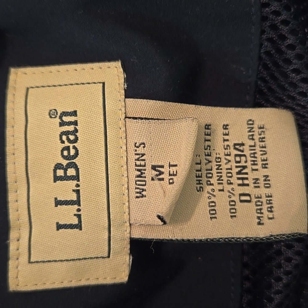 Vintage LL Bean Trench Coat - Navy - Picture 12 of 12